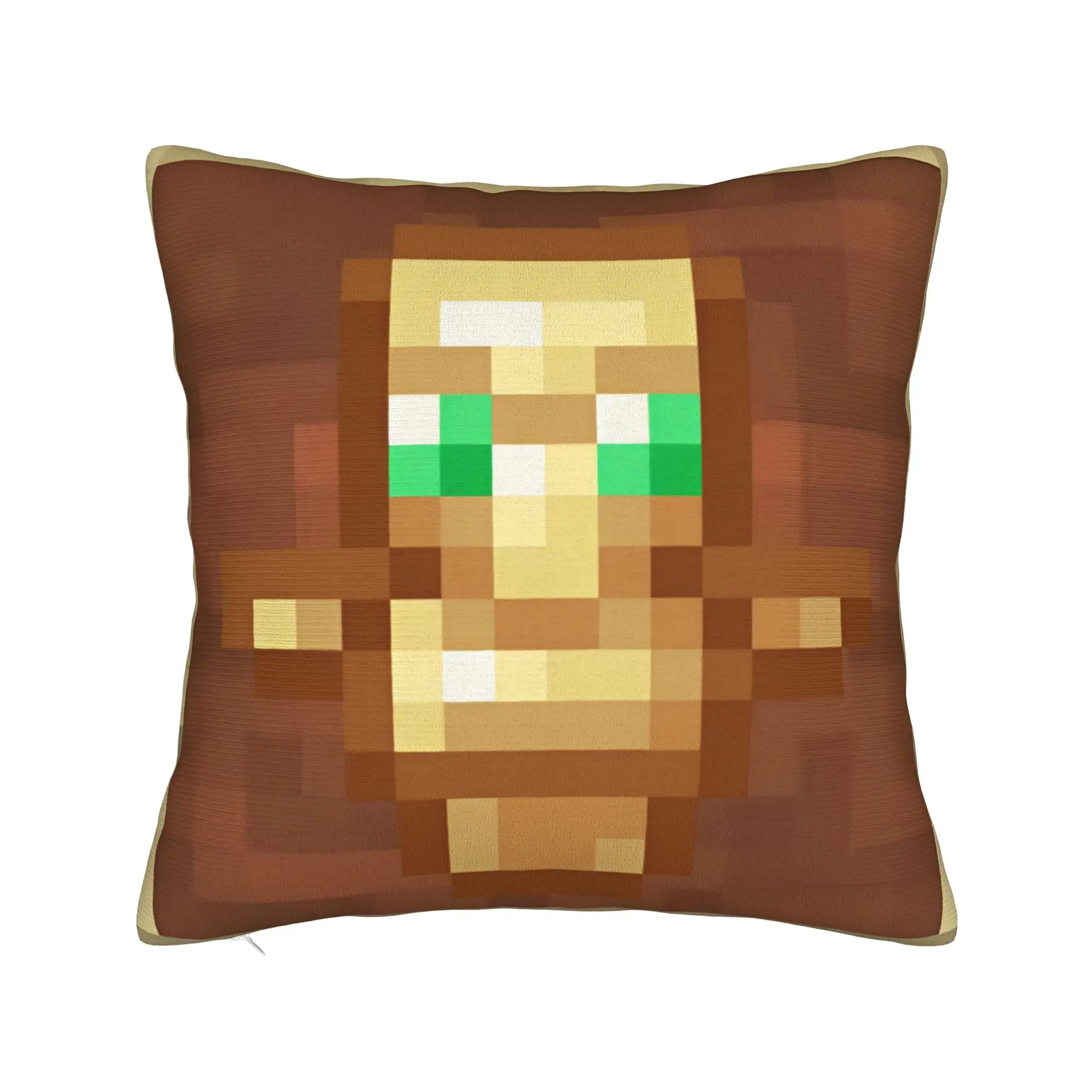Totem of Undying Game Pillowcase Polyester Cushion Cover Gift Pixel Art Gold Throw Pillow Case Cover Seater Zipper 45X45cm
