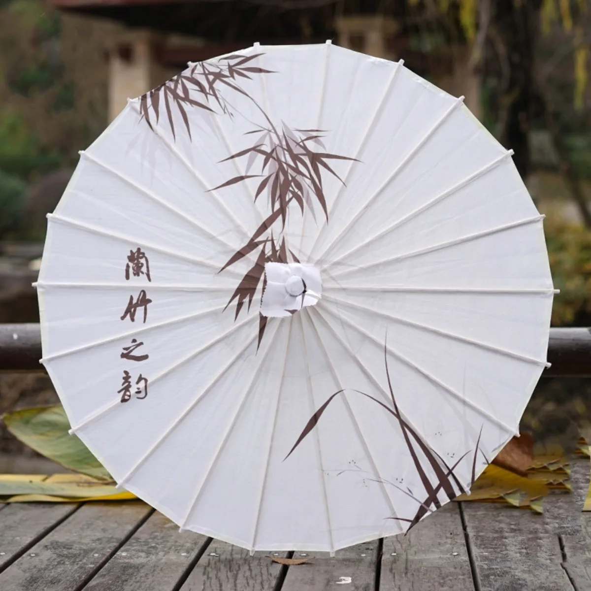 Ancient Lotus Flower Umbrella for Women Hanfu Antique Oil Paper Umbrella Photography Props Dance Performance Parasol