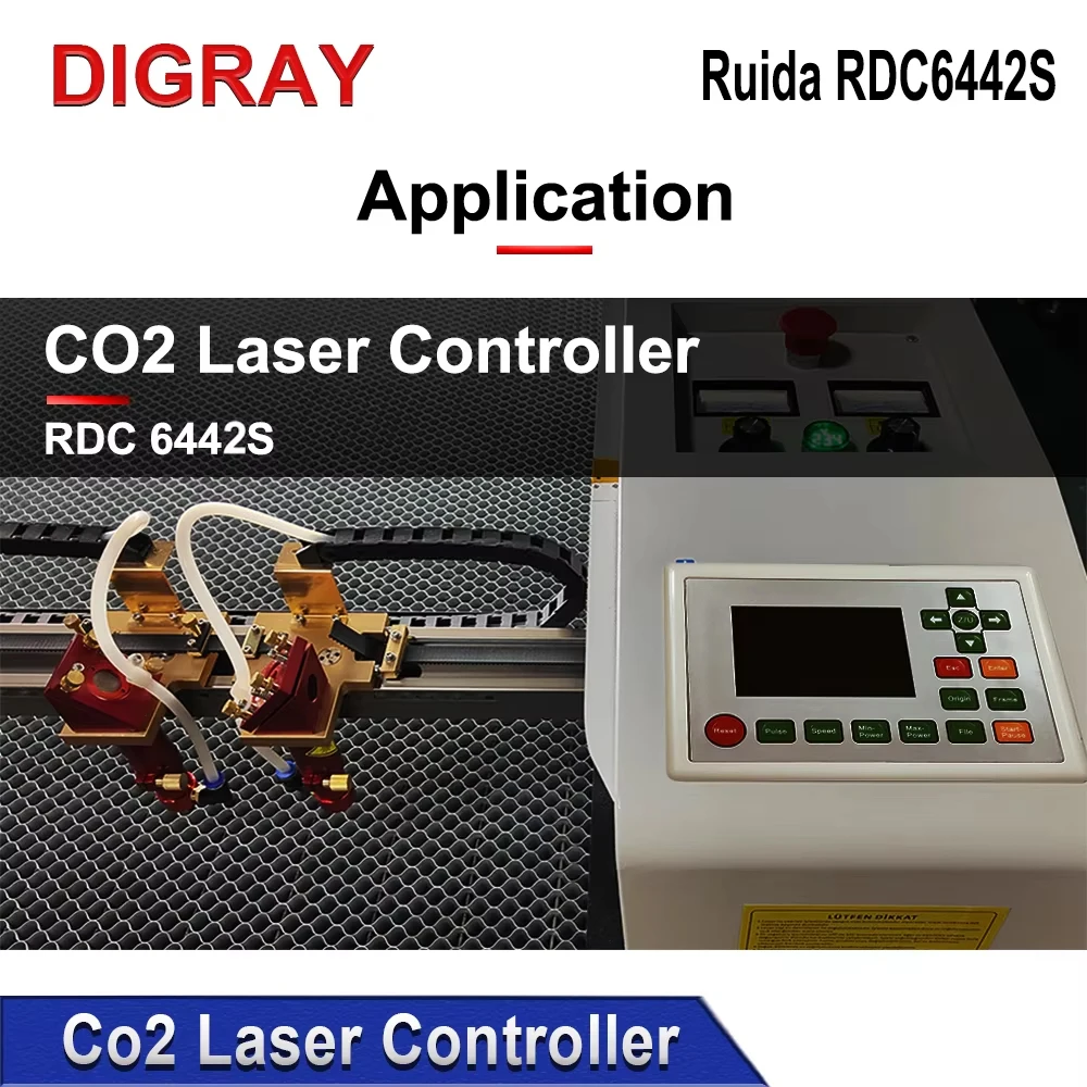 DIGRAY Ruida RDC6442S CO2 Laser Control Card Motherboard For CNC Laser Cutting Machine Control System RDC6442G RDC6445S