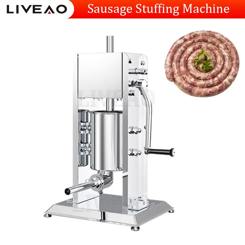 Commercial Industrial Sausage Filling Making Clipper Machine With Various Sausage Casings