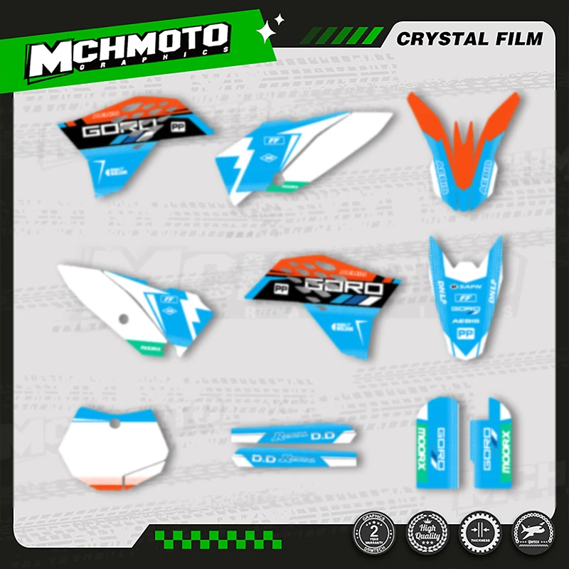 MCHMFG Für KTM SX65 2009 2010 2011 2012 2013 2014 2015 Motorrad Grafiken Individuelle Aufkleber