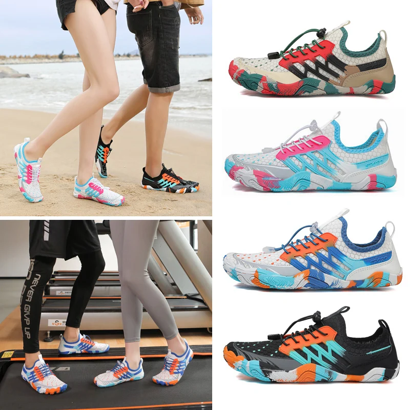 Zapatos de agua de secado rápido para hombre y mujer, zapatillas deportivas de playa y gimnasio, Unisex