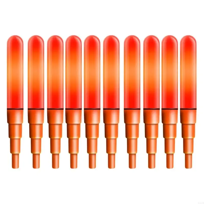   10Pcs Electronic Float Tail Light Bright Night Fishing Float Top Enduring