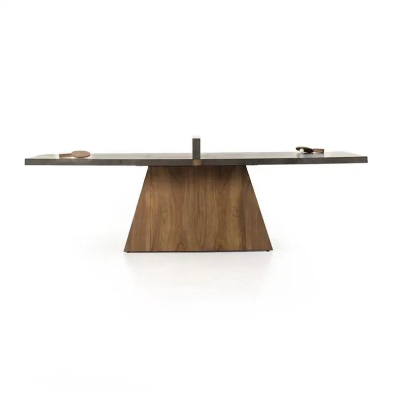 tennis villa creative designer style table Simple luxury home entertainment solid wood table