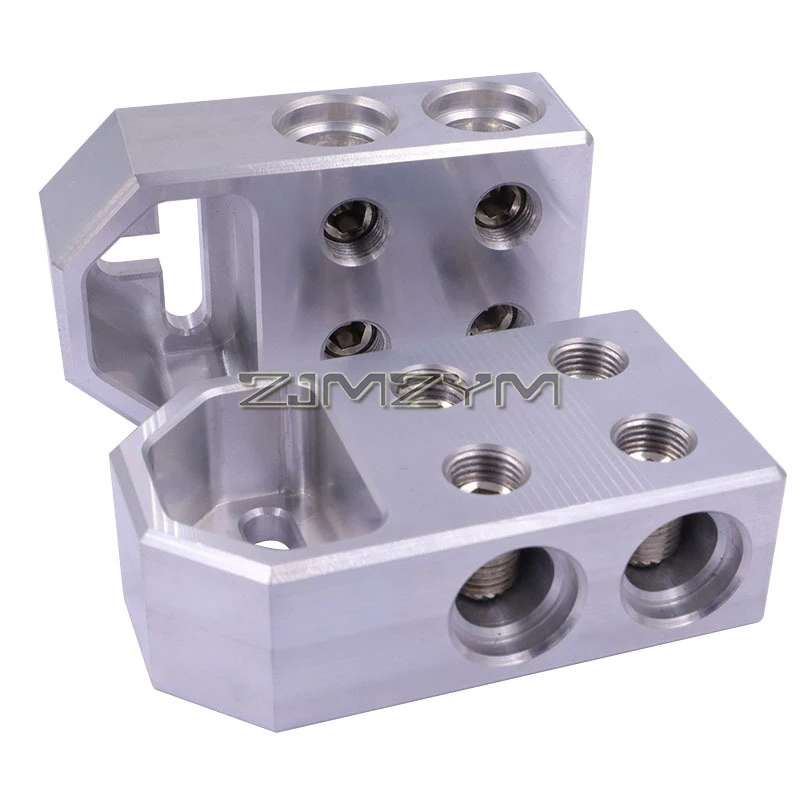 Aluminum Alloy Audio 0 Gauge Top Post 4 Way 6 Way Heavy Duty Positive and Negative Battery Terminals