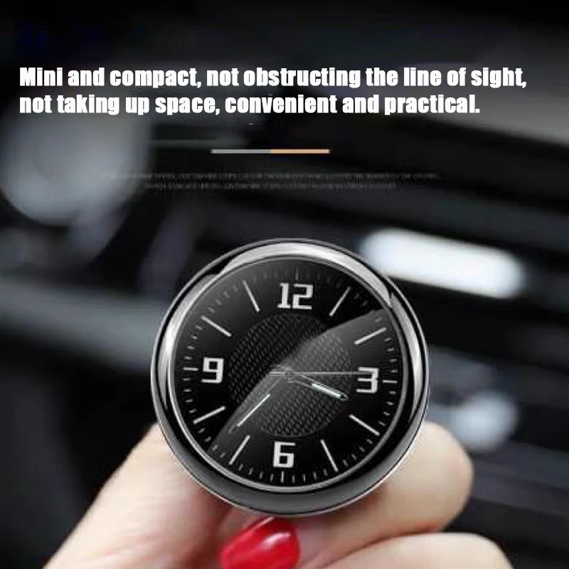 For Alfa Car Clock Car Watch Air Outlet Mini Decoration Car Dashboard Luminous Watch for Volkswagen Mercedes-Benz Jaguar Audi - Image 2
