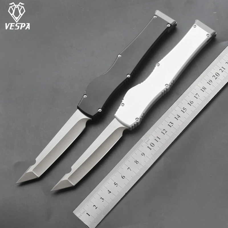 

VESPA Version Blade :154CM Handle: Aluminum, Outdoor survival camping EDC Hunting Tactical Tool Exquisite gift knife