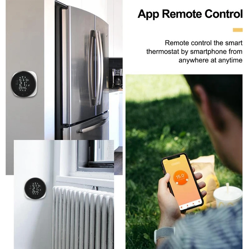 Smart Wifi Thermostat for Electric Floor Heating Voice Control Programmable Temperature Easy Installation & Setup-A69M