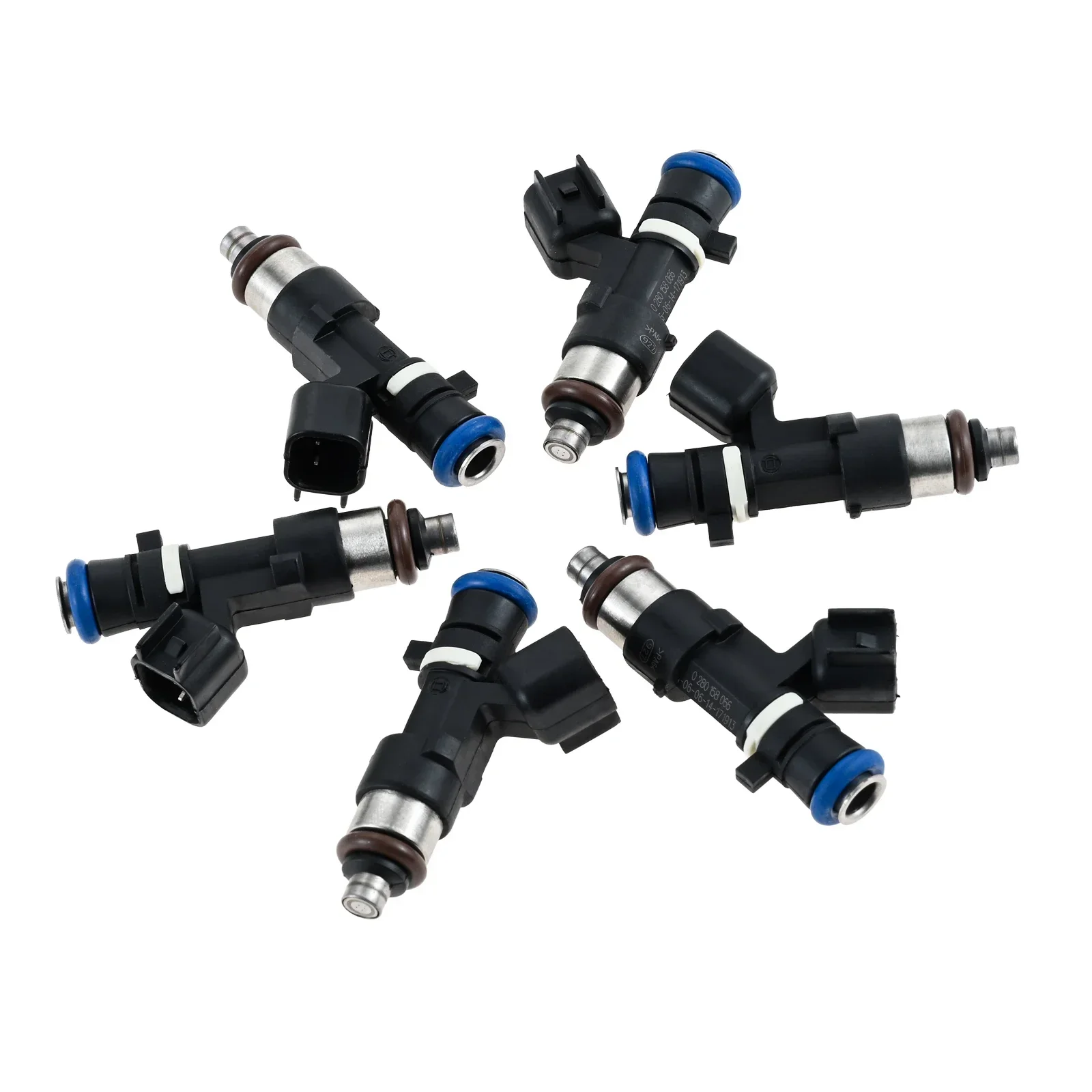 6pcs 0280158066 FJ765 82211191 62369 5L2Z9F593DA Fuel Injectors for Ford Explorer Sport Trac Mercury Mountaineer 2005 V6 4.0L