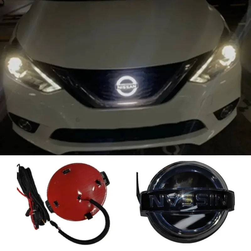 

4D Dynamic Streamer Car Led Logo Light Emblem for Nissan Patrol TERRA X-Trail Teana Qashqai Badge Sticker Auto Accessories