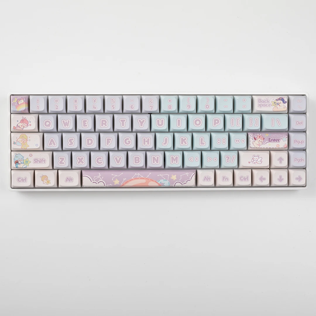 

Keycap pbt material five-sided sublimation VGN98 RK75 99 cozhi k75 ciy68