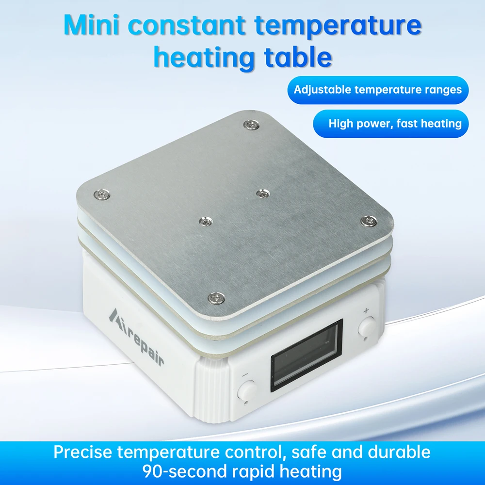 Type-C Mini Hot Plate PCB SMD Board Soldering Plate Adjustable Constant Temperature Heating Tool Preheating Station Repair Tools