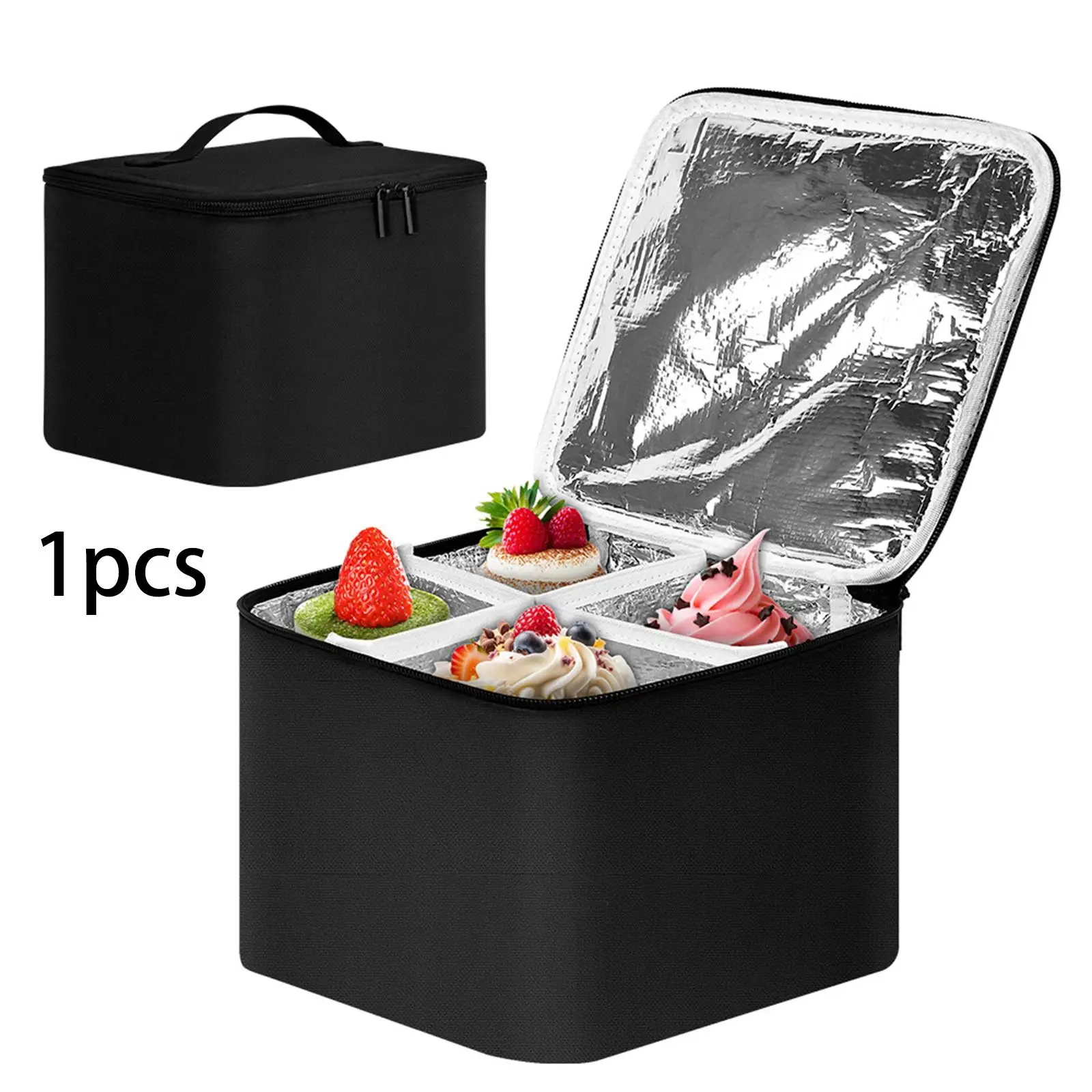 

Изолированная сумка Термосумка для еды Многоразовая изоляционная сумка для напитков Бакалея Кемпинг Работа на вынос