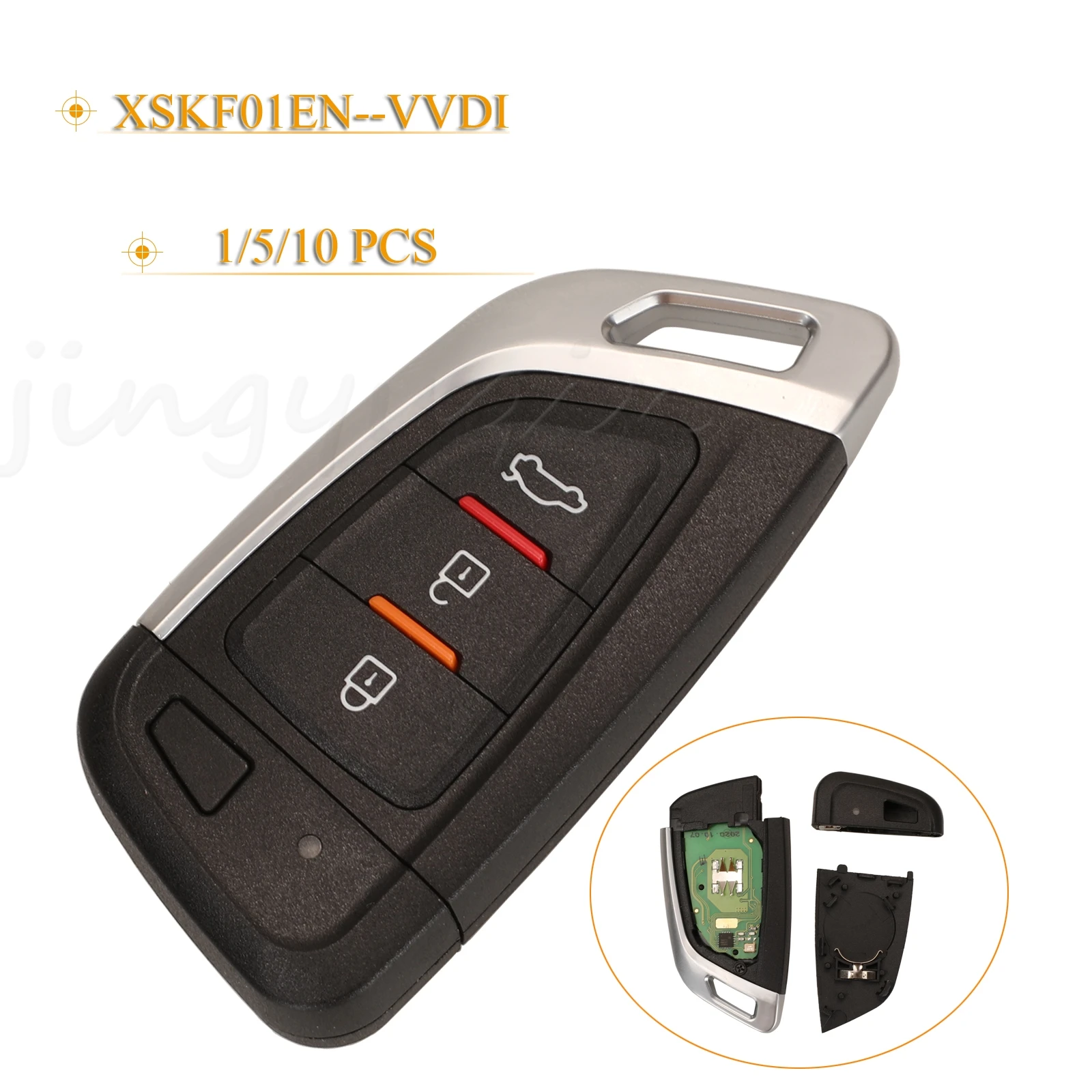 Jingyuqin XSKF30EN XSMQB1EN XSTO01EN XSCS00EN XSKF20EN XSKF21EN Keyless Go Universal Smart Key Proximity For VVDI Key Tool