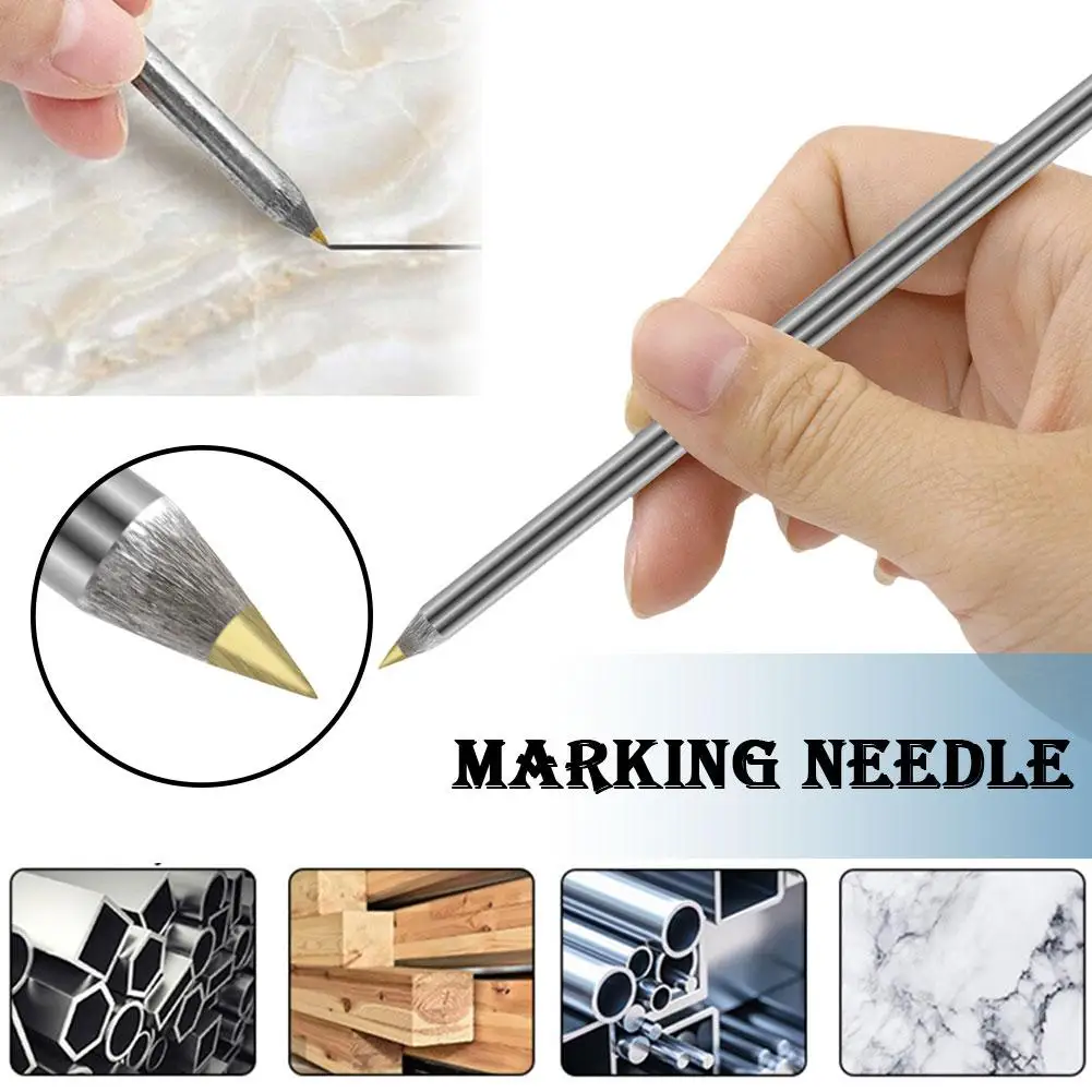 Alloy Scribe Pen Carbide Scriber Pen Diamond Metal Marker Engraving Pen For Glass Ceramic Metal Wood Engraving Hand Tools