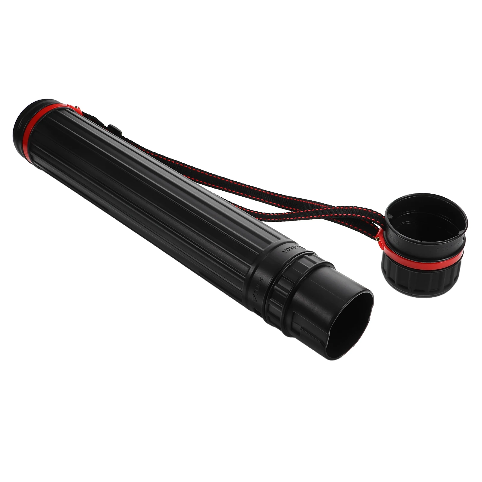 Extendable Plastic Telescopic Storage Tube Black Extra Small For Artwork Poster Drawing Plans Portable Document Carrier