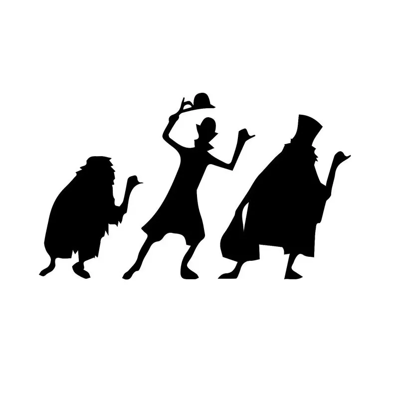 

20*12cm Haunted House Ghost Design Car Window Bumper Motorcycle Accessories Decoration Vinyl Car Stickers