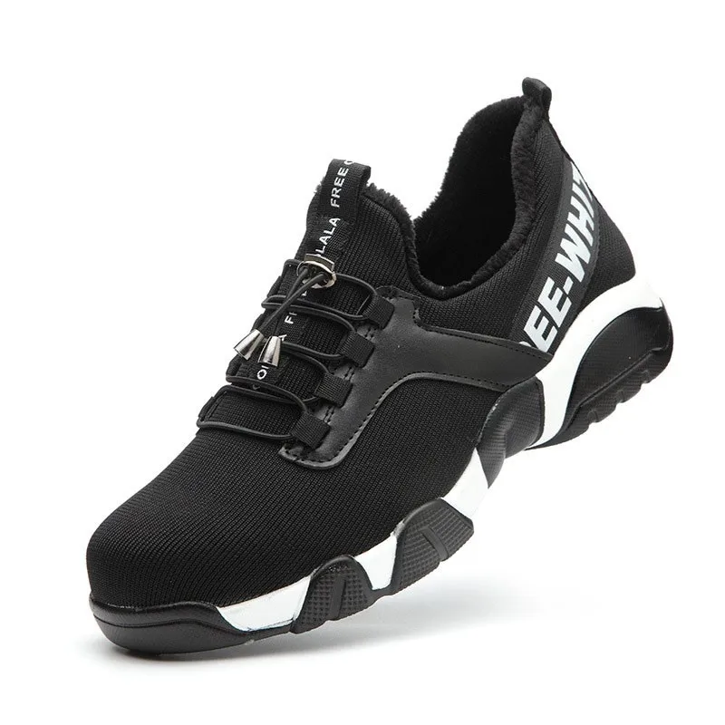 New Men's Steel-Toe Work Safety Shoes Anti-Puncture Casual Sneakers Non-Slip Wear-Resistant Breathable Labor Insurance Shoes