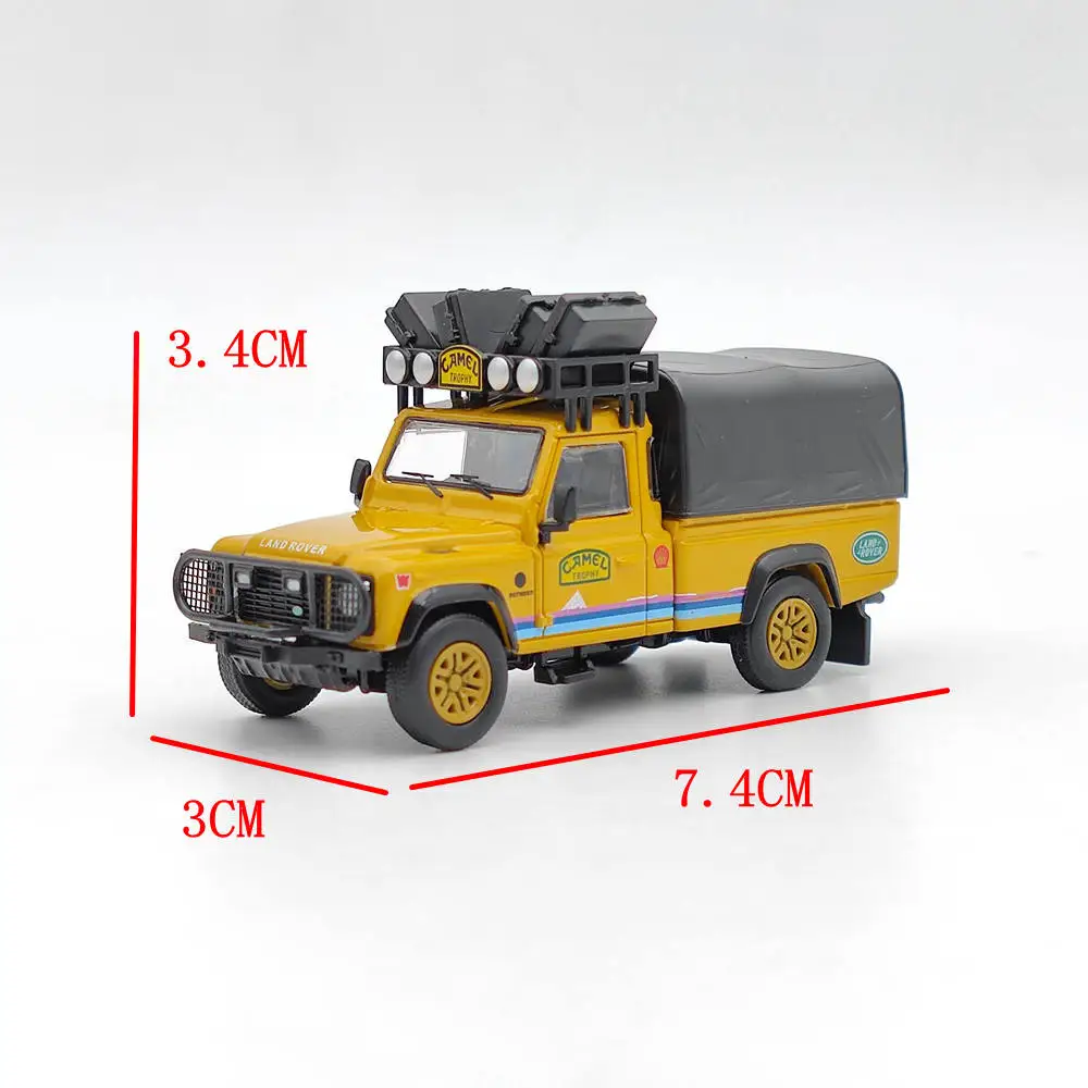 Master 1:64 Defender 110 Pickup Convertible Camel Cup Diecast Toys Car Models Collection Gifts