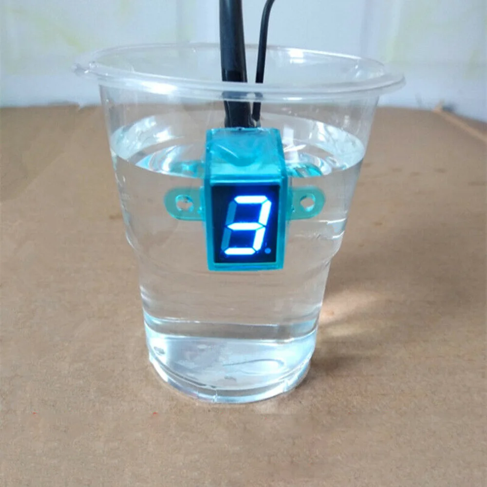 Motorcycle 06 Speed Gear Indicator LED Display with Highlight Blue Gears Waterproof Design for Enhanced Durability