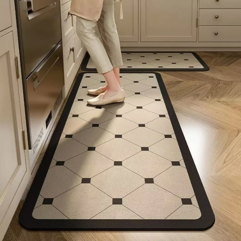 

Kitchen Floor Mat Absorbent And Non-slip Kitchen Rug Long Carpet Soft Washable Bath Entrance Home Carpets For Bedroom