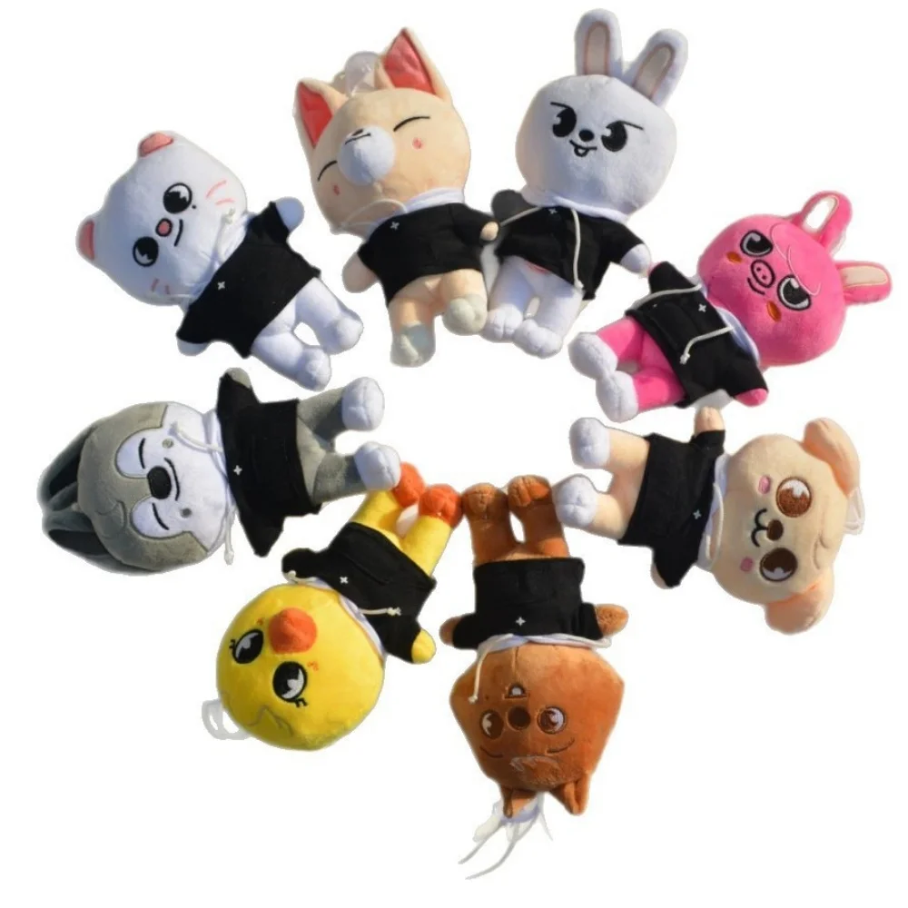 

Симпатичные плюшевые куклы SKZOO Fang Can, Li Minhao, Li Longfu Stray Kids, внутренняя тема, сменная одежда, поддержка Goozi, день рождения G