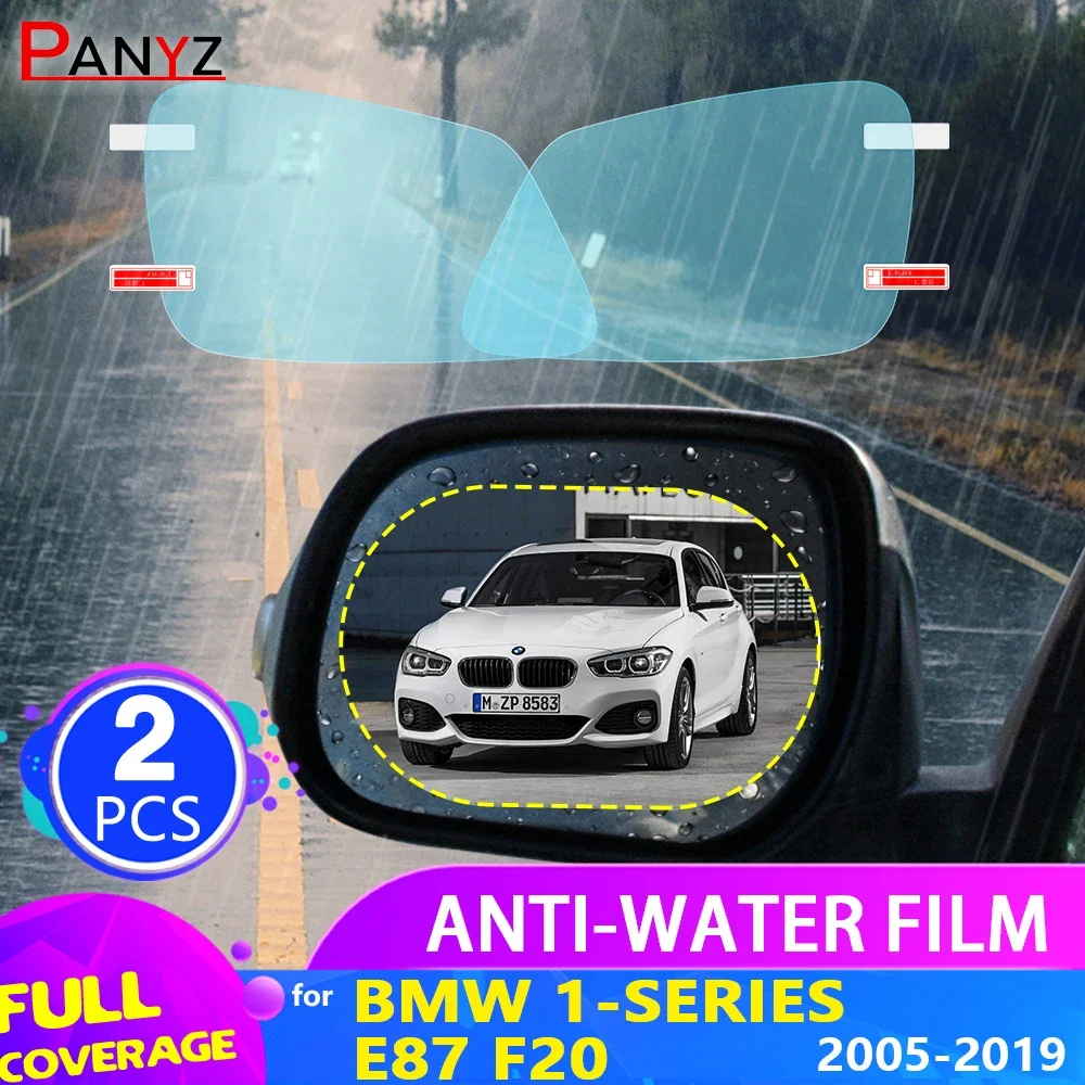 

Car Rearview Mirror Film for BMW 1-Series 2005~2019 2016 2017 E87 F20 E81 E82 E88 F21 Anti Fog Rainproof Sticker Accessories