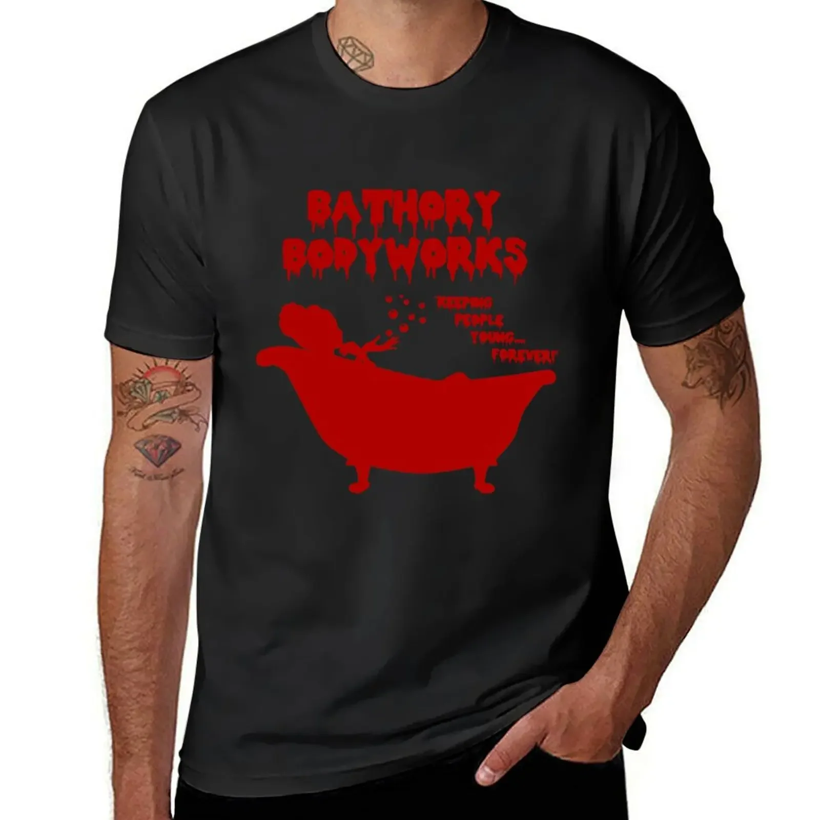 Bathory Bodyworks T-Shirt street wear basketball graphic tees mens fashion