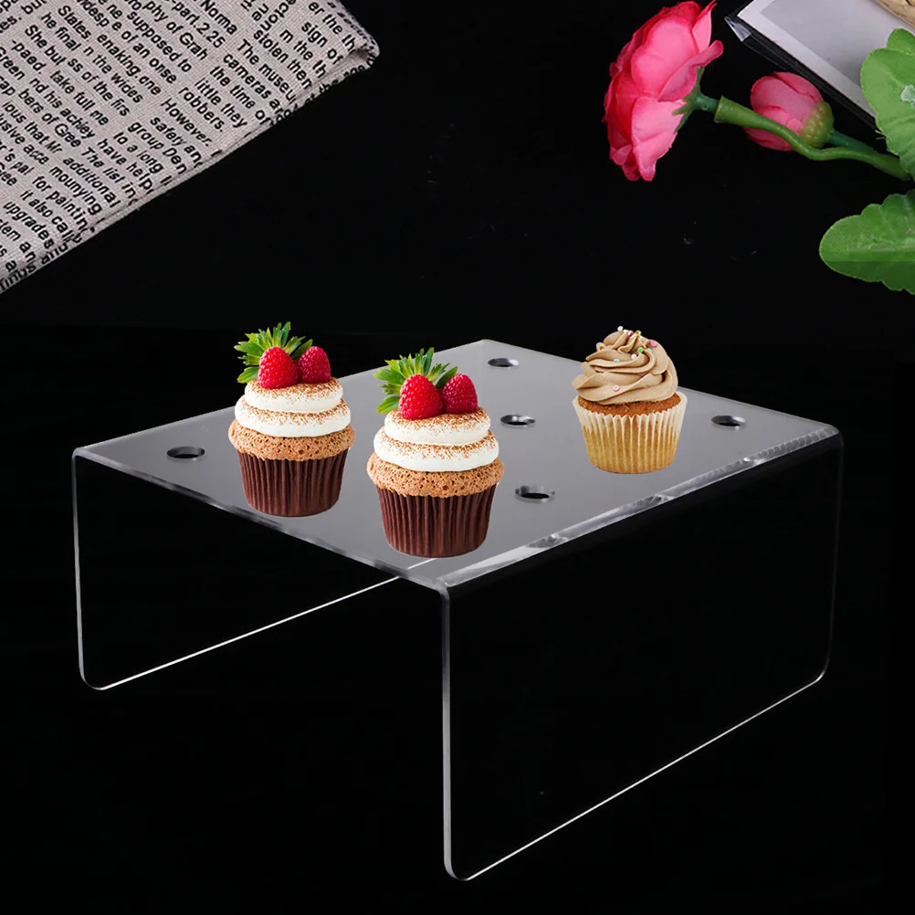 

1Set Plastic Cake Push Tube Rack Cake Holder for Dessert Display Storage Snack Container Rack Dessert Stand