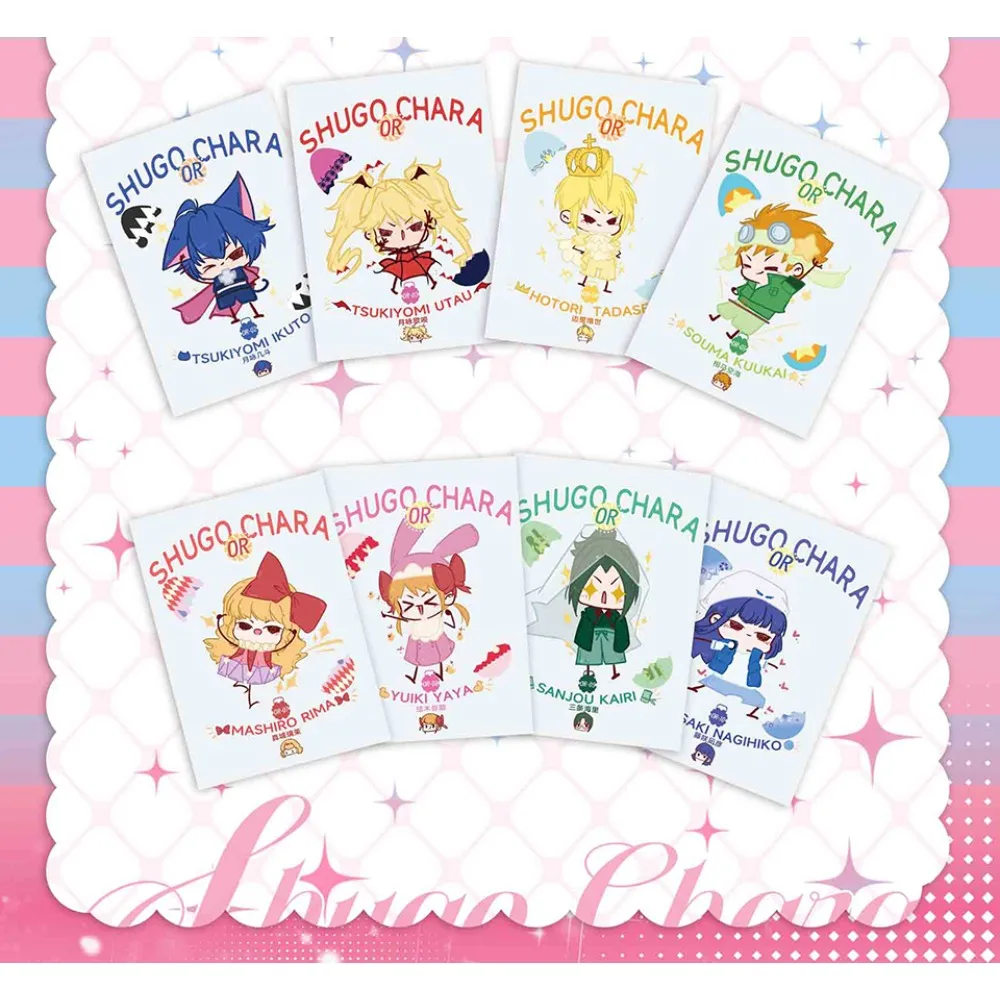 Großhandel Shugo Chara Sammlung Karten Magische Verträumte Thema Charaktere Anime Peripherie Kreative Gitter Karten Kinder Spielzeug Geschenk