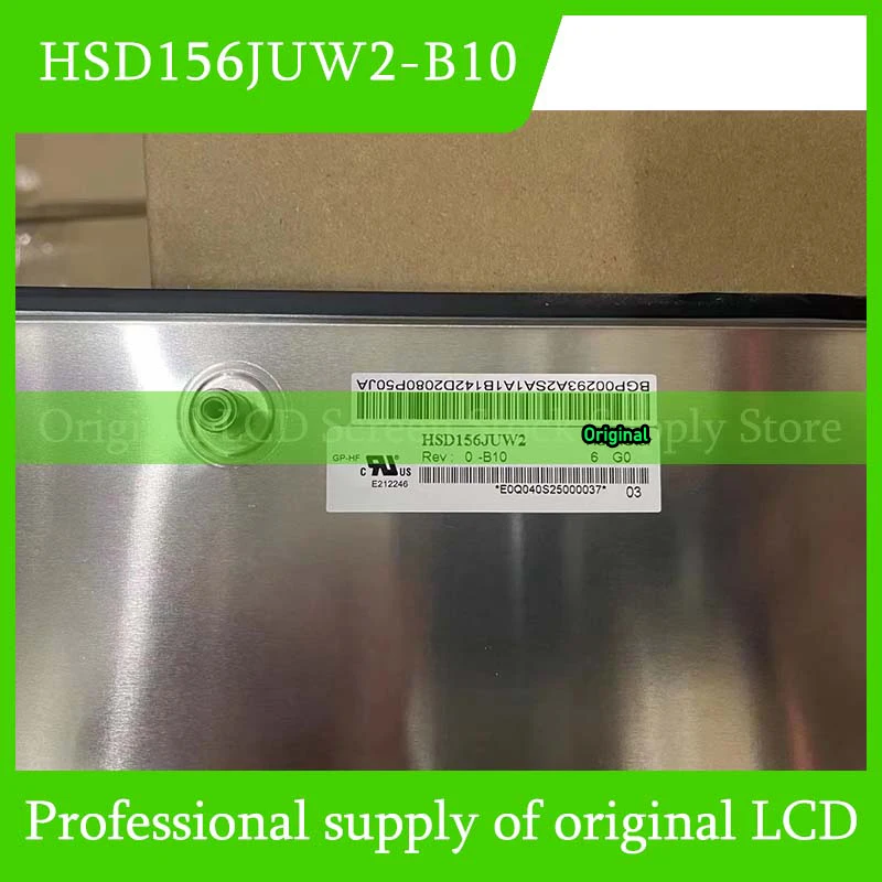 HSD156JUW2-B10 15.6 Inch Original LCD Display Screen Panel for HannStar Brand New and Fast Shipping 100% Tested