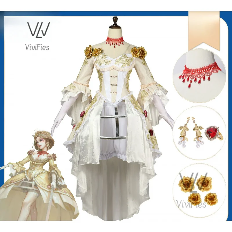 

Game identity v Mary cosplay costume blooming Queen sexy dress blooming Queen Mary uniforms clothes Halloween Carnival party sui