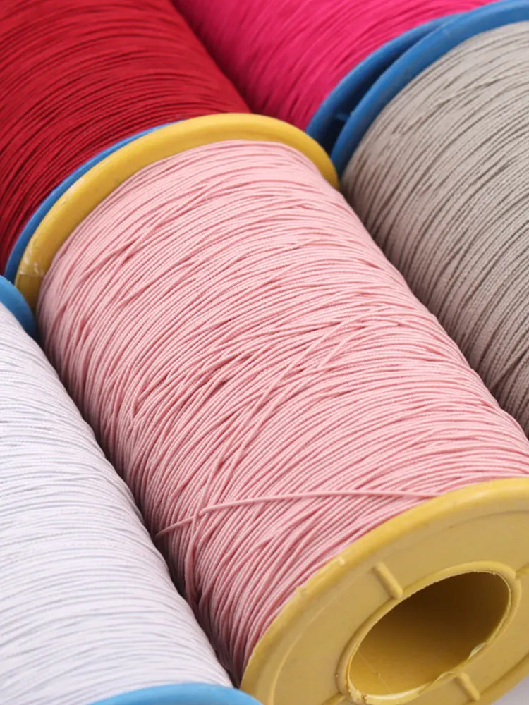 0.5MM core elastic thread with extremely fine round elastic rope sewing bottom thread