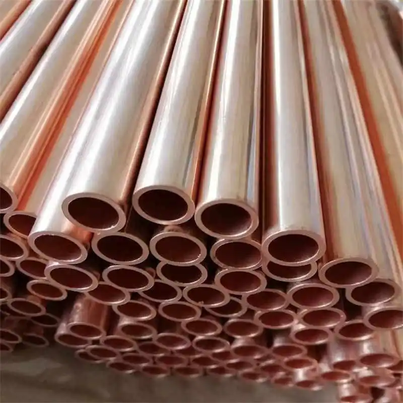 Length 500mm T2 Copper Round Tube Straight Pipe Hollow Hard Copper Pipe Hoses CNC Metal OD 3-30mm ID4-31mm