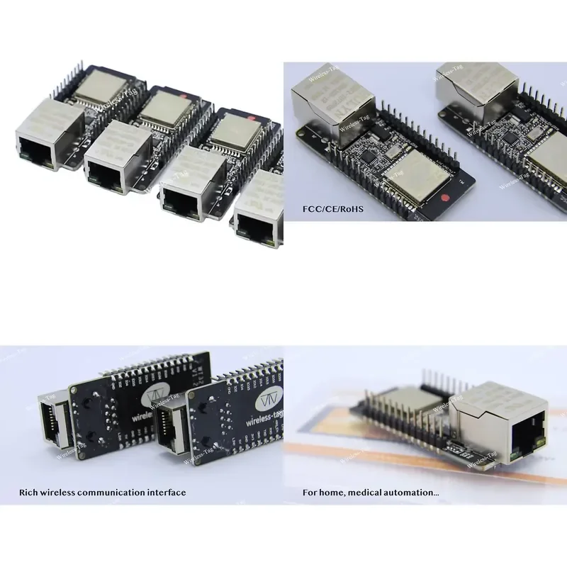 WT32-ETH01 V1.4 ESP32 Ethernet Communication Module Wireless Gateway Module - IoT Device Label Factory