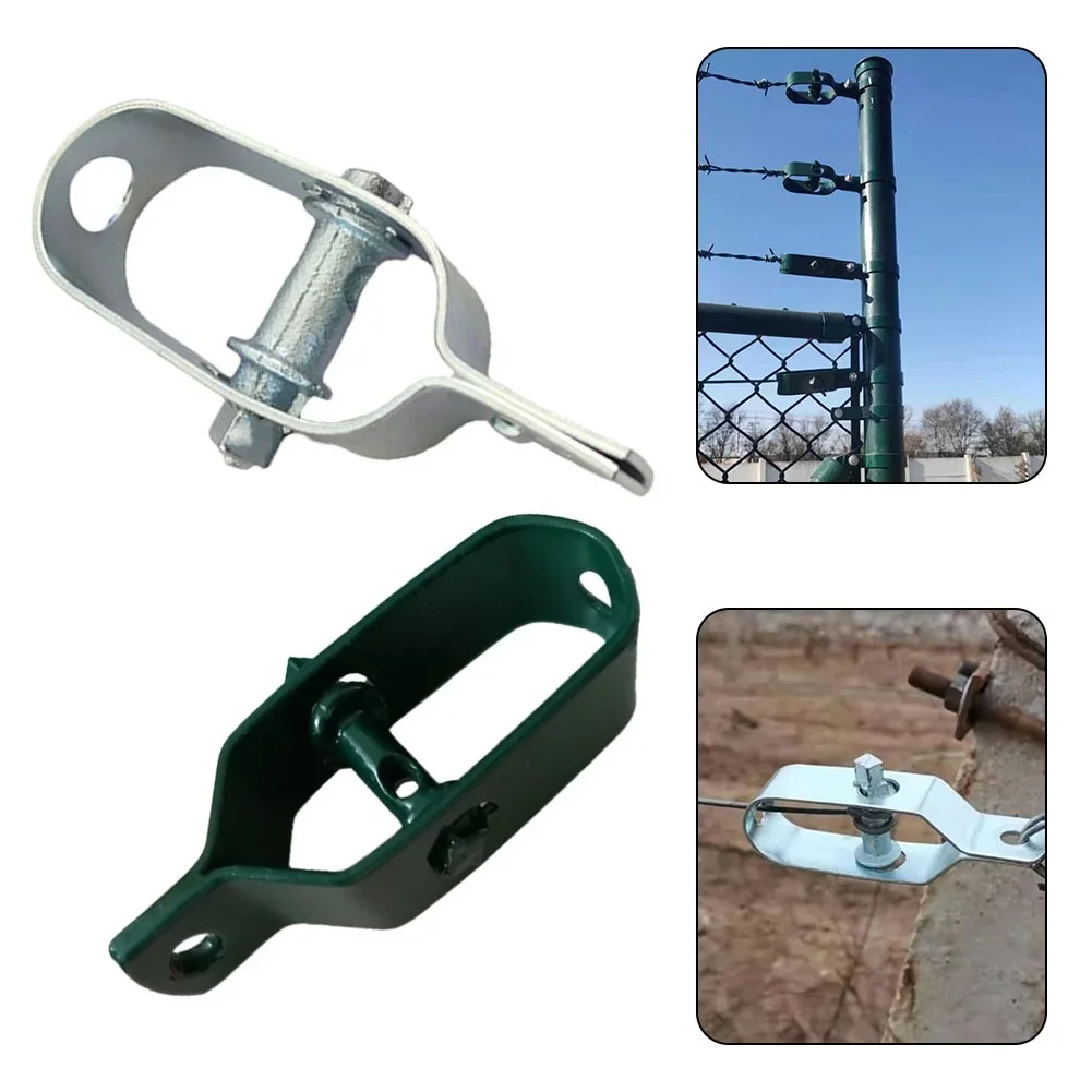 1pcs Wire Tensioner Tighteners Galvanised Steel Tensioner Tension Wire Wire Mesh Fence 105*29*1.5mm Garden Fencing