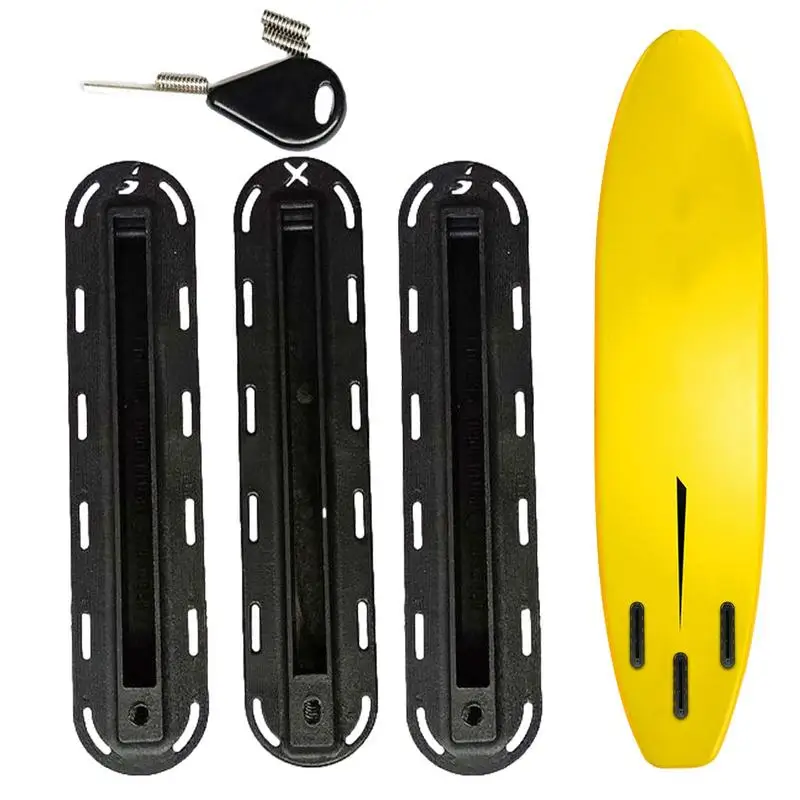 Surfboard Fin Box Lightweigh Diving & Snorkeling Equipment Paddle Board Fin Replacement Surfing Screw Plugs Set Surfing