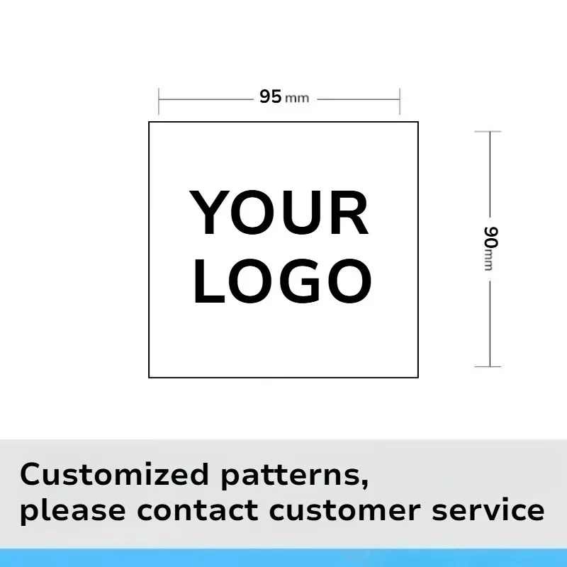 9.5X9CM 500PCS Fragile Paper Stickers No Parking Sign Destructive Label with No Parking Sign