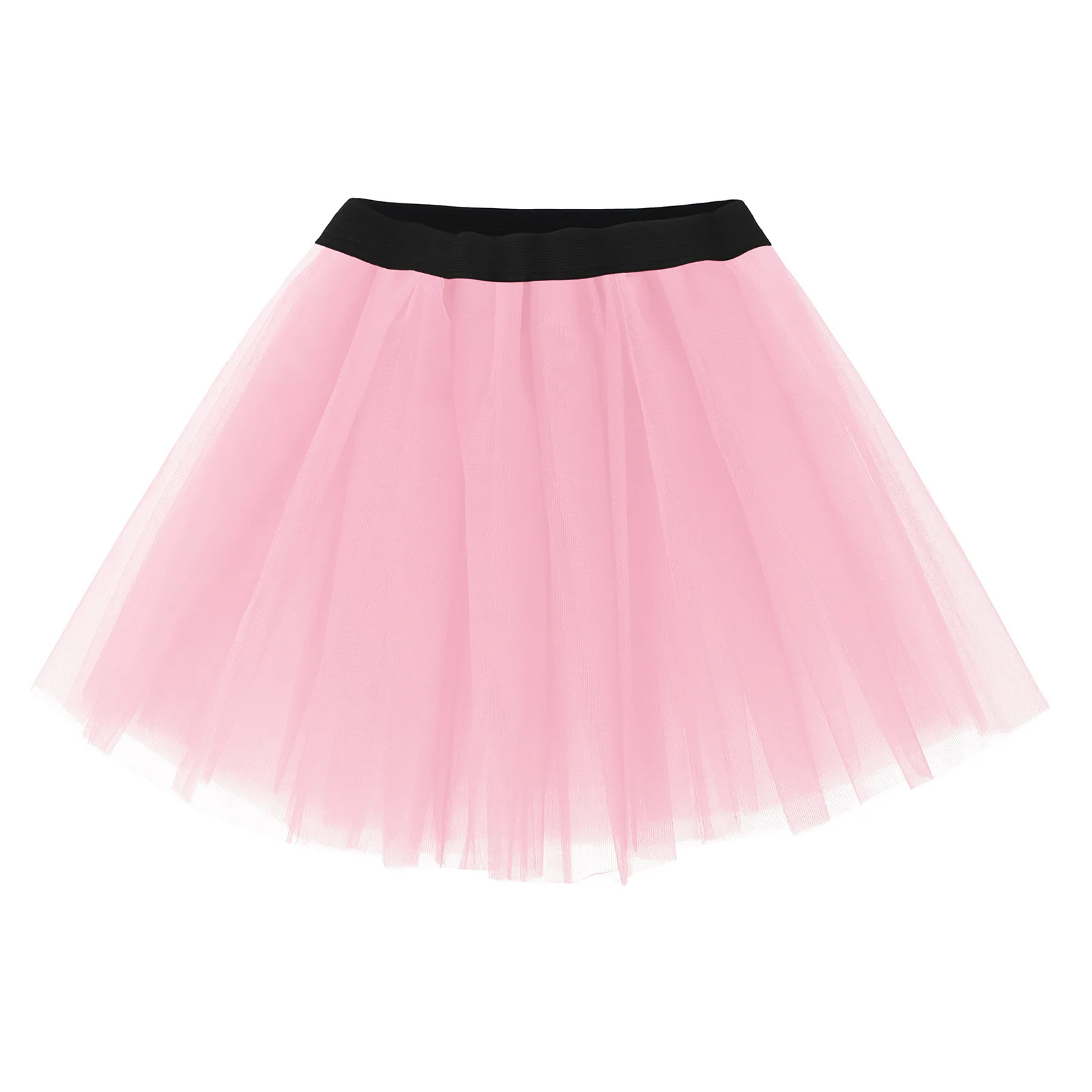 Marathon Running Dress Party New Black Belt Puffy Straight Adult Tutu Skirt
