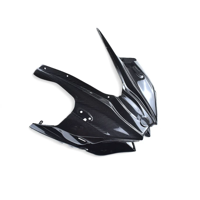 

Подходит для мотоцикла Kawasaki Kawasaki H2, модифицированные аксессуары для корпуса, капот из углеродного волокна, обтекатель головы автомобиля