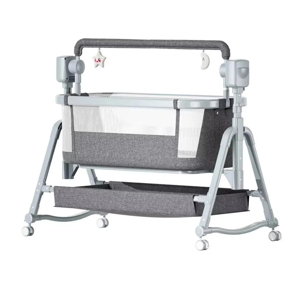 Baby Cot Baby Crib Cradle Newborn Movable Portable Nest Crib Baby Travel Bed with Mosquito Net Sleeping Bed Baby Rocking Bed