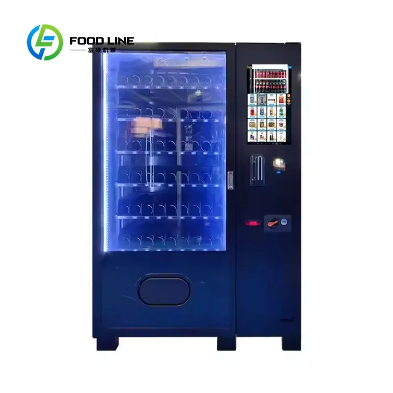Customized size Snack and beverage vending machine, supports multiple purchases. Accept customization