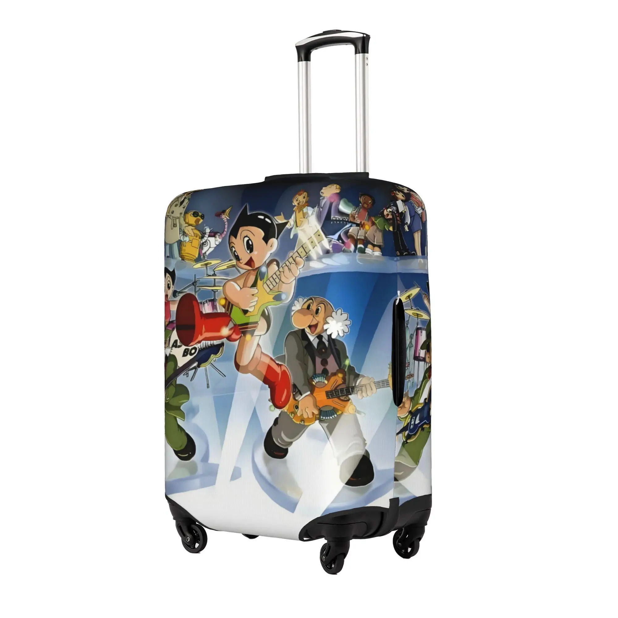 Anime Cartoon Astro Boy  Luggage Cover Protector Cute Japan Manga  Travel Suitcase Protective Cover for 18-32 Inch