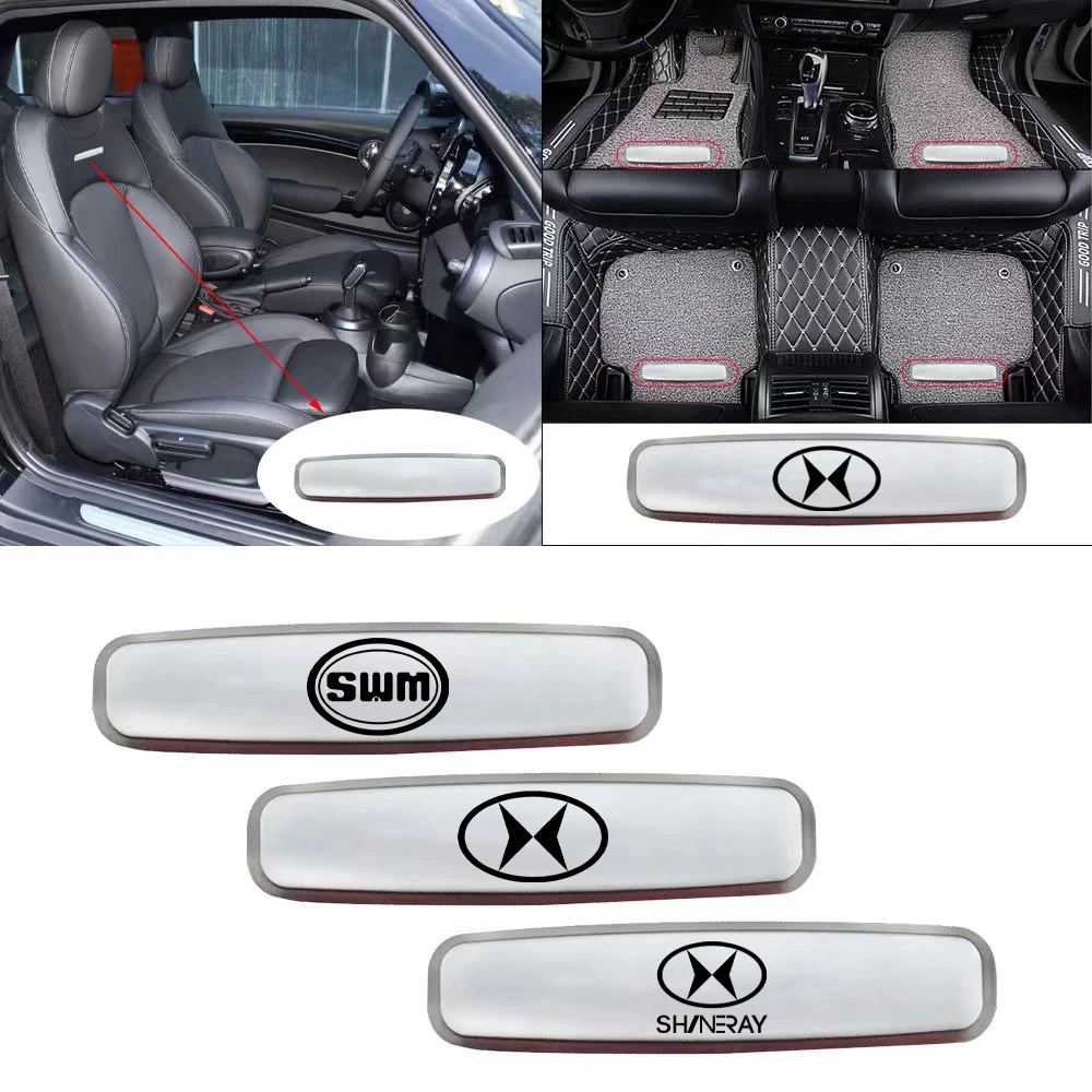 Car Seat Stickers Car Carpet Emblem For SWM G01 G05 Swm X3 X7 EROE Swm X2 G01F G03F Shineray SUV 2022 2023 2024 Auto Accessories