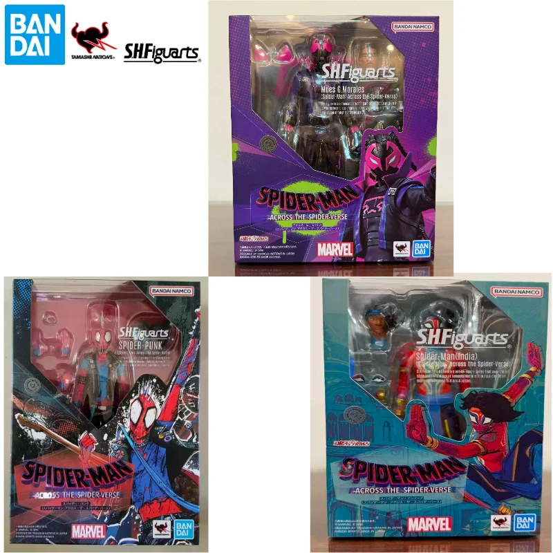 

100% Original Bandai SHF American Series Spider Punk (Spider-Man: Across The Universe) Movable Doll Model Gift Collection