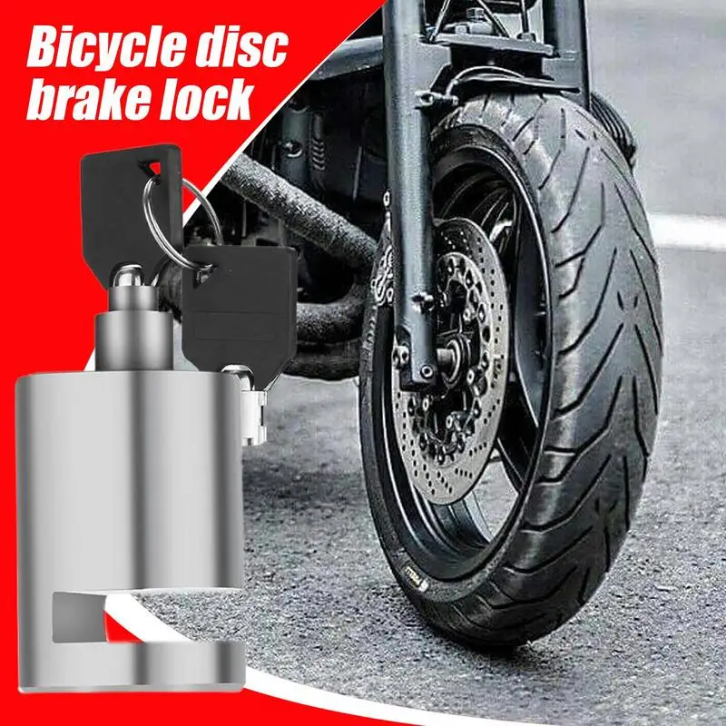 

Motorcycle Disc Lock Waterproof Motorcycle Wheel Lock Alarm Disc Brake Lock Portable Mountain Road Cycle Padlock Accessories