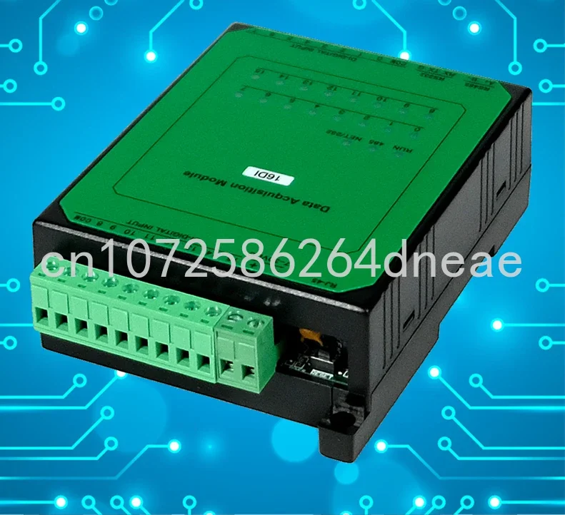 

16DI 16-channel DI Digital Switch Input Button State Information Acquisition RS485 RTU RS232 Industrial Controller