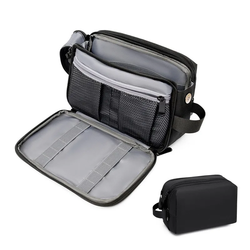New Waterproof Men's Toiletry Bag, Hand-held Portable Large-capacity Cosmetic Bag, Women's Classified Multi-layer Storage Bag