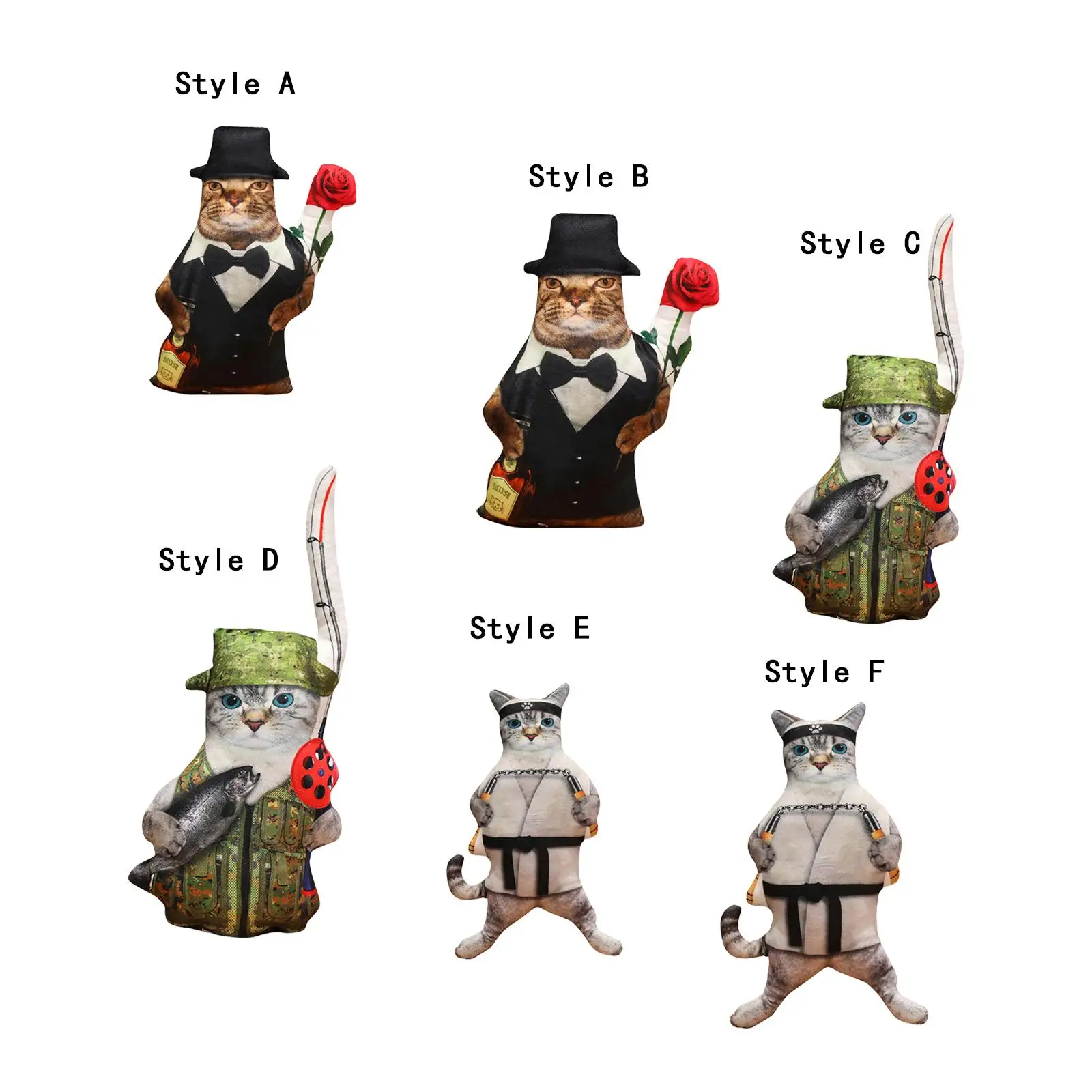 

3D имитация кота, плюшевая игрушка, украшение для дивана, подголовник, мультяшная плюшевая игрушка, подушка для котенка, кукла-котенок для фанатов, подарок на день рождения