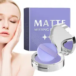 Cosmetics Face lavender Matte Powder Translucent Setting Powder Waterproof Oil-control Professional Makeup